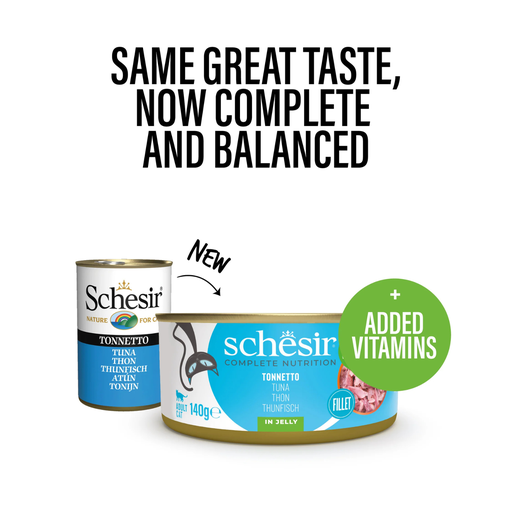 [C01064600] Schesir Cat Wet Food With Tuna[Weight - 140g]
