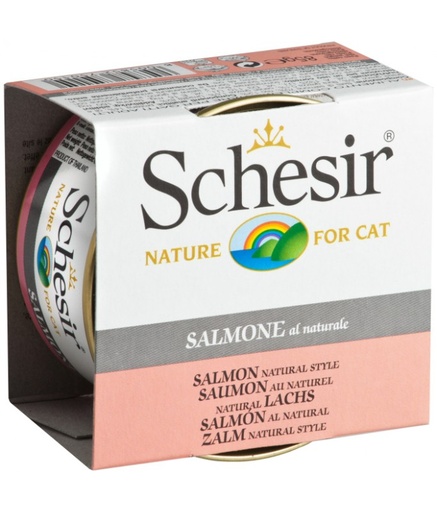 [C01064062-DIS] Schesir Cat Wet Food-Salmon Natural Style[Weight - 85g]