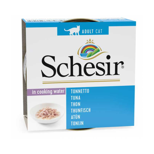 [C01064060-DIS] Schesir Cat Wet Food-Tuna Natural Style - Box Qty - 14 Pcs[Weight - 85g]