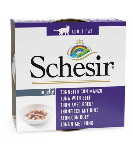 [C01064016-DIS] Schesir Cat Wet Food-Tuna With Beef Fillets (Min Order 85g - 14pcs)[Weight - 85g]