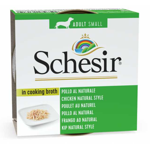[C01071700] Schesir Dog Wet Food Can-Chicken Natural Style-(Min Order 85g- 14pcs)[Weight - 85g]