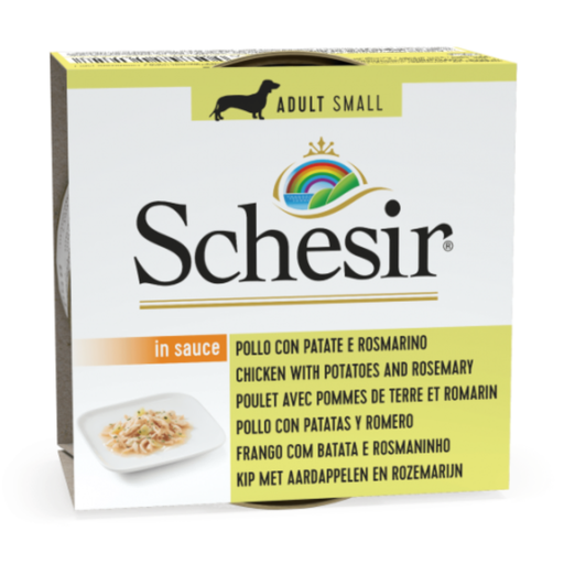 [C01071701] Schesir Dog Wet Food Can-Chicken with Potatoes and Rosemary- (Min Order 85g- 14pcs)[Weight - 85g]