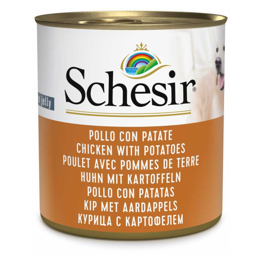 [C01064725] Schesir Dog Wet Food-Chicken With Potatoes[Weight - 285g]