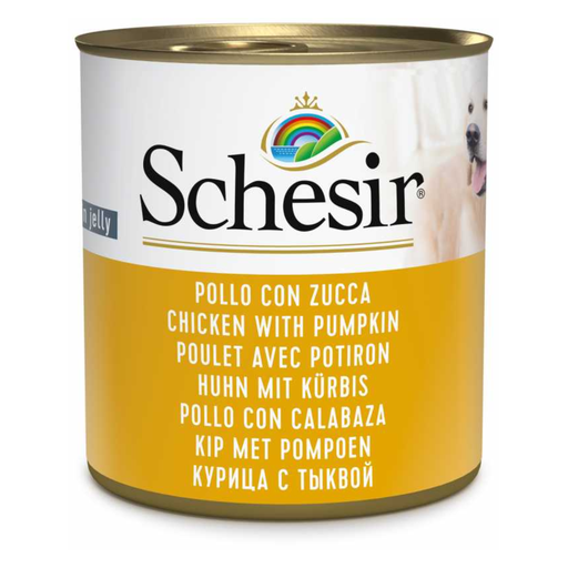 [C01064726] Schesir Dog Wet Food-Chicken With Pumpkin[Weight - 285g]