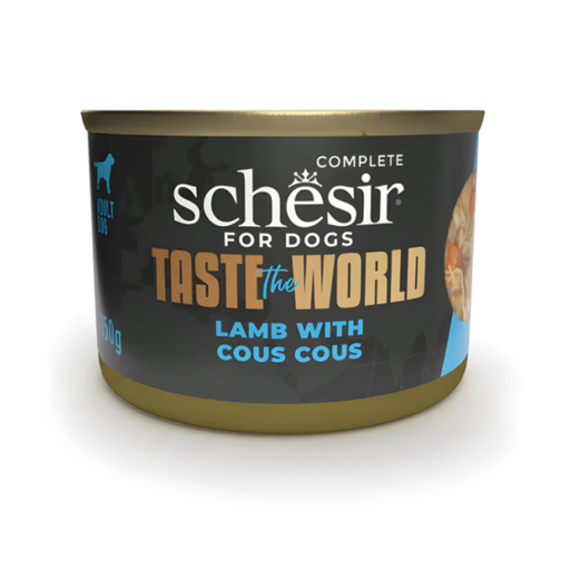 [SCINV22115103] Schesir Taste The World Dog Wholefood - Lamb With Cous Cous 150g (Min Order- 8 Cans)