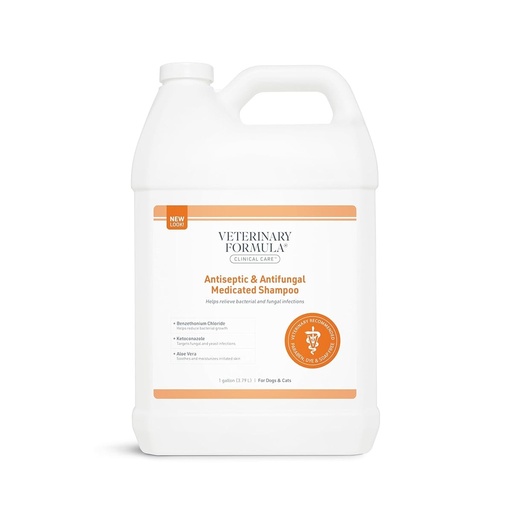 [FG01321/FG01868] Synergy Labs VFCC Antiseptic & Antifungal Medicated Shampoo 3.79L (1 gallon) [Volume - 3.79 L]