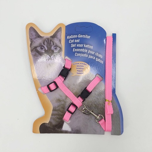 [PB22011002] Petbroo Cat Leash + Harness S(6kgs) 1.2*120cm