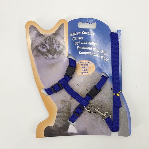 [PB22011003] Petbroo Cat Leash+Harness  M(12kgs)1.5*120cm