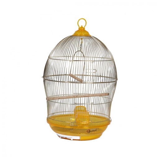 [BC-370G] Dayang Bird Cage (370) - 48.5 x 48.5 x 76cm - 4 Pcs/Box[Color - Gold, Dimension - 48.5 x 48.5 x 76cm]