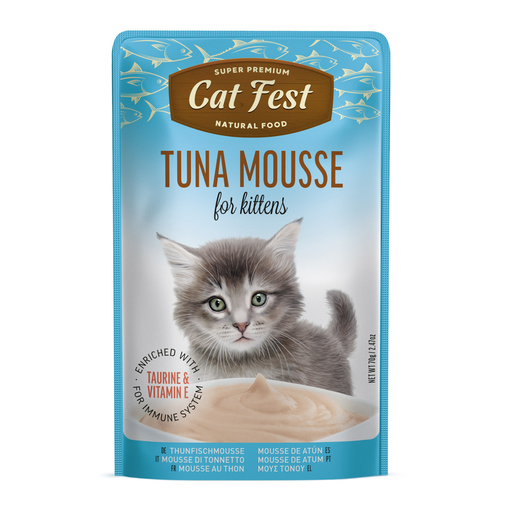 [79218961] Cat Fest Tuna Mousse For Kittens 70g [MOQ:12pcs]