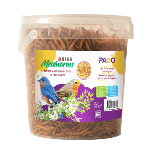 [PD-85075] Pado Dried Mealworms [Weight - 100g]