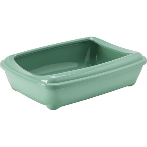 [MOD-C132-0378-0041] Moderna Arist-O-Tray-Cat Litter Tray [Color - Green, Size - M (With Rim)]