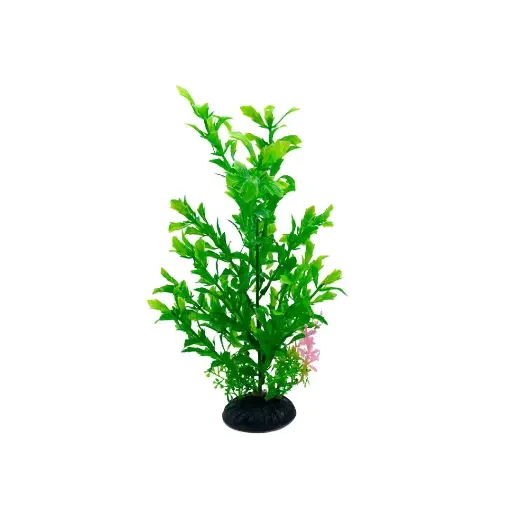 [AQ13723] Aquabroo Swirl Plastic Plant 24cm
