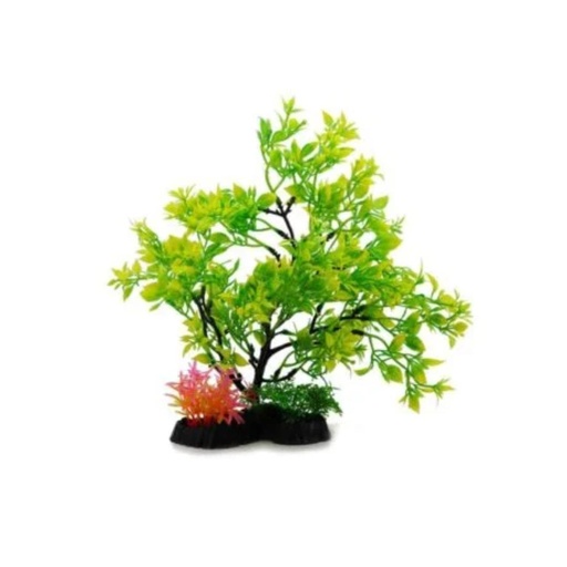 [AQ13706] Aquabroo Plume Plastic Plant 8Inch