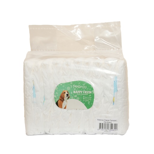 [PB85482] Petbroo Pet Diaper Female Large