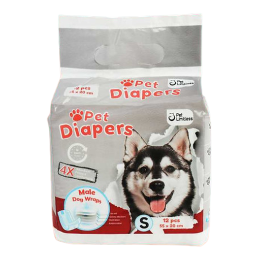 [PB13481] Petbroo Pet Diaper Male Small