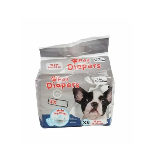[PB13480] Petbroo Pet Diaper Male XS