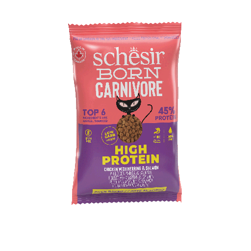 [SCSMPL-00003106] Schesir Born Carnivore [Sample]-Chicken With Herring & Salmon 80g