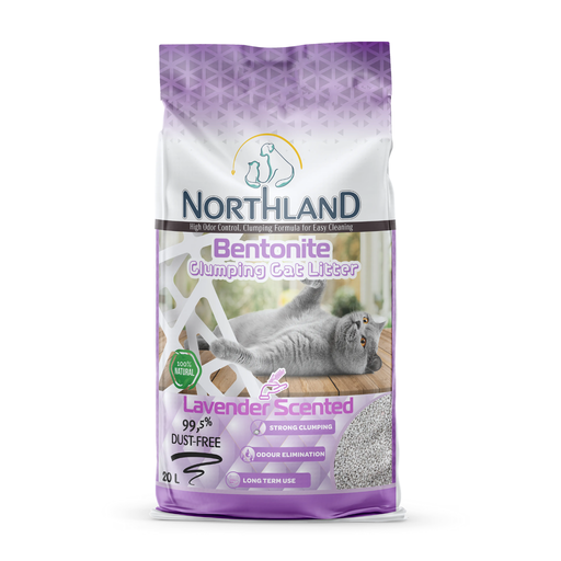 [NL-20L-LD] Northland Bentonite Clumping Cat Litter - Lavender [Volume - 20L]