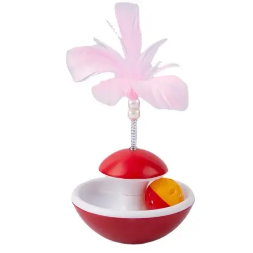 [PB85004] Petbroo FurryFlicker Interactive Toy – RED