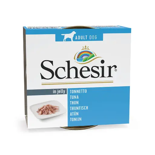 [C01064253] Schesir Dog Wet Food in Jelly Can-Tuna 150g [MOQ:10pcs]