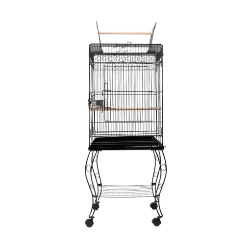 [BC-A80-BLK] Dayang Bird Cage (A80) - 53.5 x 53.5 x 133.5cm-Black