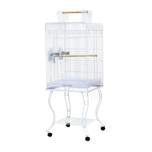 [BC-A80-WHT] Dayang Bird Cage (A80) - 53.5 x 53.5 x 133.5cm-White