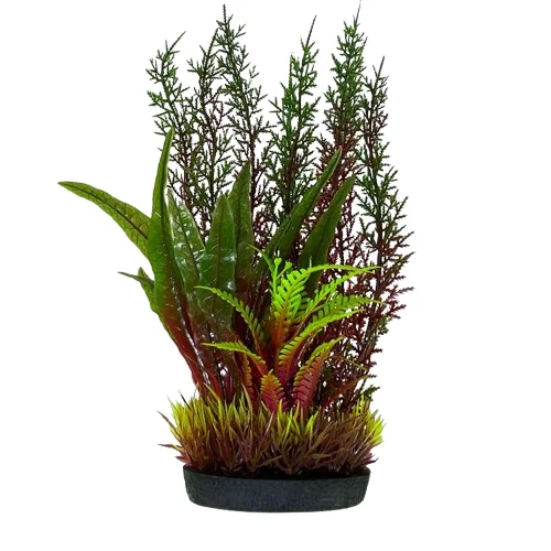 [AQ13700] Aquabroo Cove Plastic Plant