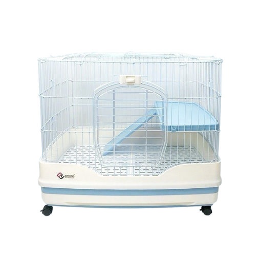 [BC-R61-BLU] Dayang Rabbit & Small Animal Cage (R61) - 82.5X55X67.5cm-Blue