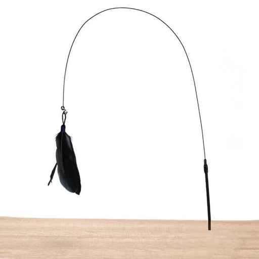 [PB13872] Petbroo Feathery Cat Blue Wands