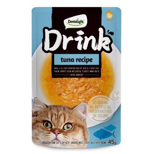 [DL13173] Dentalight Cat Drink-Tuna 45g
