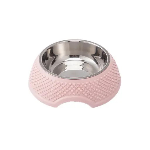 [PB13963] Petbroo Round Steel Bowl 18.5*6 CM