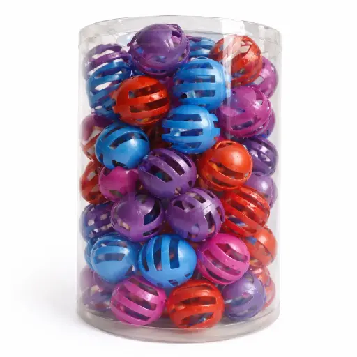 [PB13459] Petbroo Cat Toy Bounce Ball 42 Pcs/Box