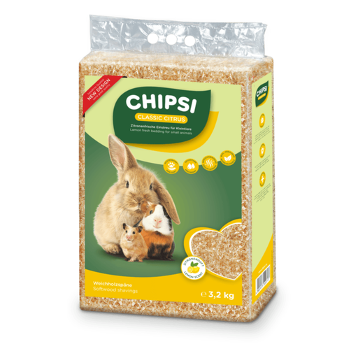 [4002973000717] JRS Chipsi Classic Woodchips-3.2kg (60L)-Lemon