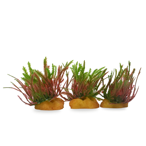 [70611A-3] Yusee Aquarium Decorations - Artificial Plant 70611A-3 [Height:3"]