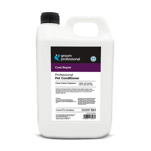 [GP846061] Groom Professional Coat Repair Pet Conditioner[Clean Cotton Scent]-4 litre