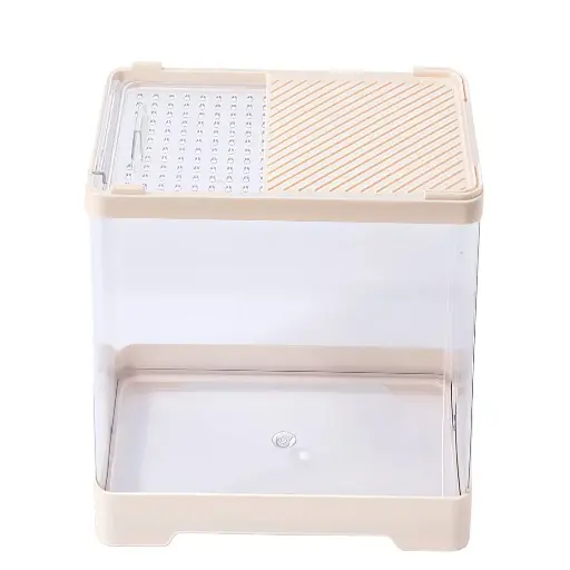 [AQ-83234] Aquabroo Pink Slide Betta Tank 39*22*22cm