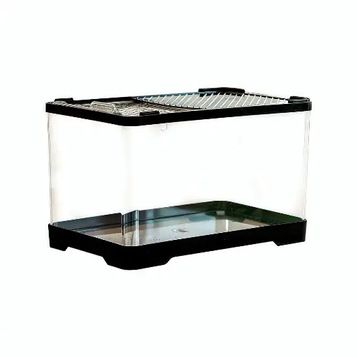 [AQ-83231] Aquabroo Black Slide Betta Tank 30*19*19cm
