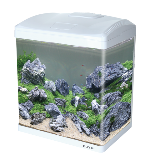 [BYEC-400D-W] Boyu Aquarium EC-Series(Without Cabinet)[Color - White,Dimension - 382x261x450mm]