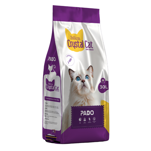[PD-83076] Pado Silica Crystal Cat Litter 30L - Lavender