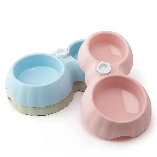 [PB11025037] Petbroo Pet Platter Double Bowl