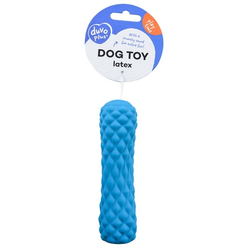 [LR12580] Duvo+ Latex Crunchy Stick Hourglass S - 13,3X3,5X3,5Cm Blue