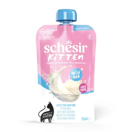 [SRMN23200104] Schesir Baby-Goat Milk For Kitten -[Newborn to 2 months]-150ml [MOQ:6pcs]