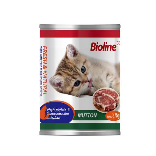 [6970117127461] Bioline Canned Cat Food 375g-[Flavor- Mutton]
