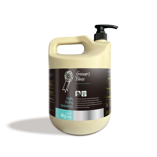 [GC-1185] Groomers Choice Fluffy Styling Shampoo For Dogs - 4kg