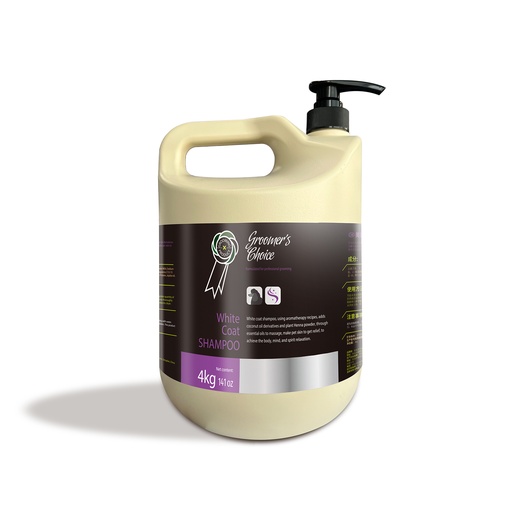 [GC-1192] Groomers Choice White Coat Shampoo For Dogs - 4kg