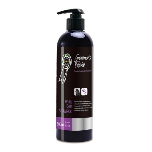 [GC-1196] Groomers Choice White Coat Shampoo For Dogs - 500ml