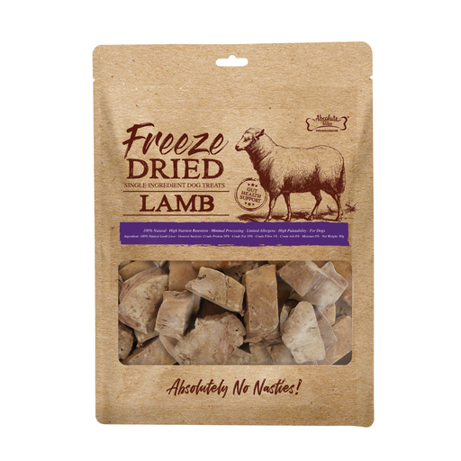 [AB-4735] Absolute Bites Freeze Dried Dog Treats - Lamb 80g