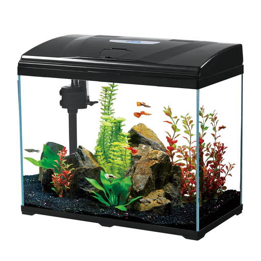 [KR-BK-PD-395] Karis Super White Glass Aquarium PD-395 - [38x23x38.5cm, Color - Black]