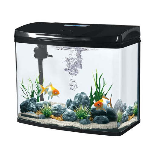 [KR-BK-BL-490A] Karis Glass Aquarium BL-490A - [49x27.5x43.5cm, Color - Black]